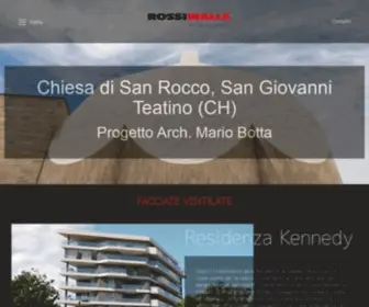 Facciateventilate.it(Facciate ventilate Rossi Walls) Screenshot