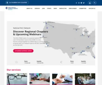 FaccPnw.org(French American Chamber of Commerce) Screenshot