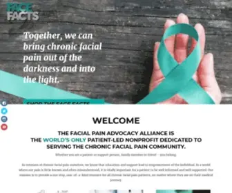 Face-Facts.org(The one stop resource for facial pain information and support. Face Facts) Screenshot