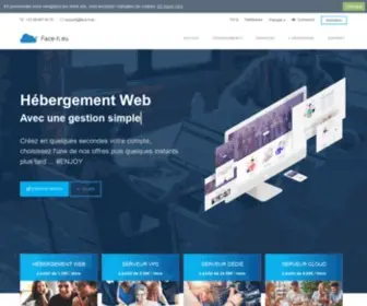 Face-H.eu(Hébergeur) Screenshot