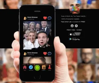 Face-Switch.com(Face Switch App) Screenshot
