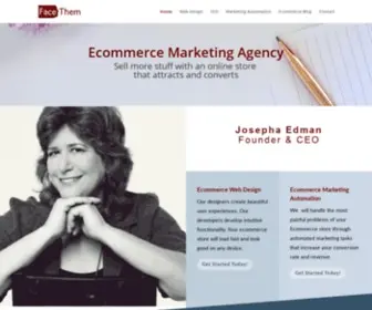 Face-Them.com(Ecommerce l Web Design l SEO) Screenshot