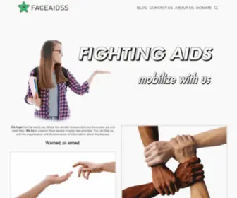 Faceaids.org(Fighting AIDS) Screenshot