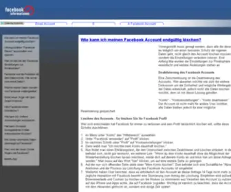 Facebook-Account-Loeschen.de(Facebook) Screenshot