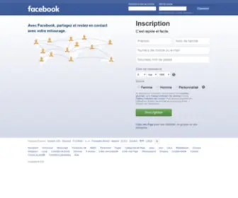 Facebook.fr(Connexion ou inscription) Screenshot