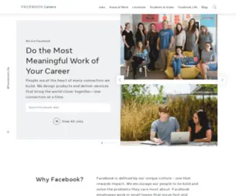 Facebookcareers.com(Facebook Careers) Screenshot