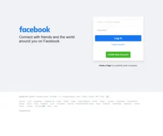 Facebookcom.com(Meld je aan of registreer je) Screenshot