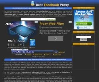 Facebookproxy.name(FACEBOOK PROXY UNBLOCK FACEBOOK PROXIES) Screenshot