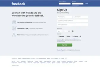 Facebooks.com(Meld je aan of registreer je) Screenshot