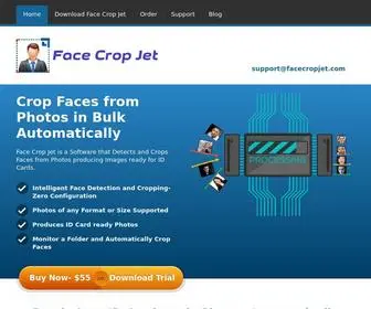 Facecropjet.com(Face Crop Jet) Screenshot