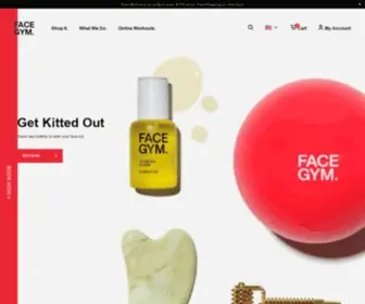 Facegym.com(Luxury Skin Care & Facial Workouts) Screenshot