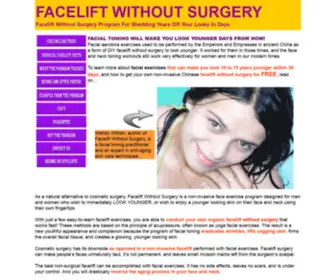 Facelift-Without-Surgery.biz(Facelift without surgery) Screenshot