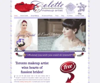 Facemaker.ca(Luxury Makeup Artist Toronto) Screenshot