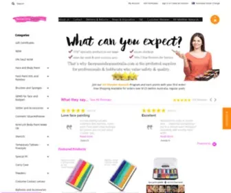 Facepaintshopaustralia.com(Shop Online with Confidence) Screenshot