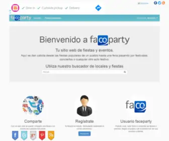 Faceparty.es(Fiestas y Eventos) Screenshot
