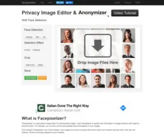 Facepixelizer.com(Free Online Image Editor) Screenshot