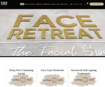 Faceretreat.com(The best Facial SPA in Dubai) Screenshot