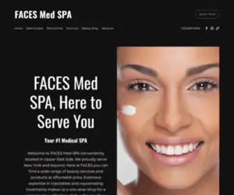 Faces-NYC.com(FACES Med SPA) Screenshot