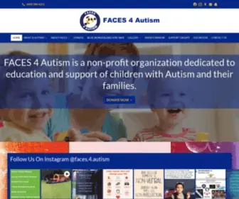 Faces4Autism.org(Faces4Autism) Screenshot