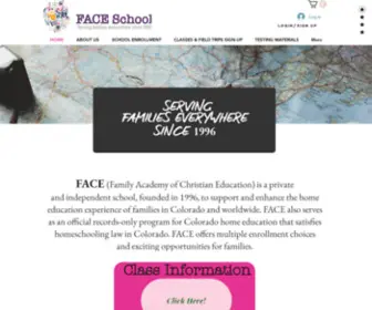 Faceschool.org(FACE School Home) Screenshot