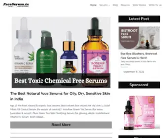 Faceserum.in(Choose Best Face Serums in India) Screenshot