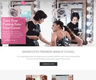 Facesetcofmn.com(Professional Makeup Artist School Minneapolis MN) Screenshot