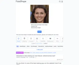Faceshape.com(Face Shape Detector) Screenshot