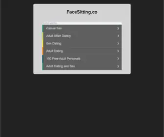 Facesitting.co(Purchase this domain) Screenshot