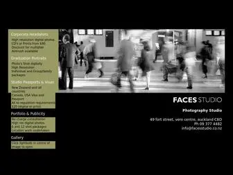 Facesstudio.co.nz(Faces Studio) Screenshot