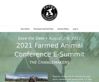 Facesummit.org(The Future of the Farmed Animal Movement) Screenshot