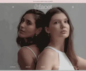 Facet.com.mx(Modern everyday jewelry) Screenshot