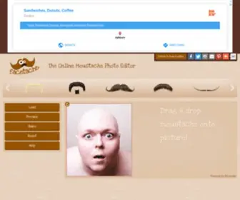 Facetache.com(Add Moustaches To Your Photos) Screenshot