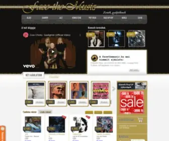 Facethemusic.hu(Online zene vĂĄsĂĄrlĂĄs) Screenshot