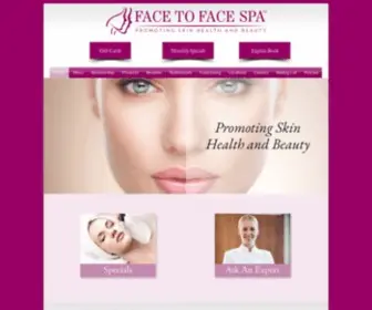 Facetofacespa.com(Facial Skincare & Medi) Screenshot