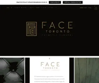 Facetoronto.com(Facial Plastic Surgeon Toronto) Screenshot