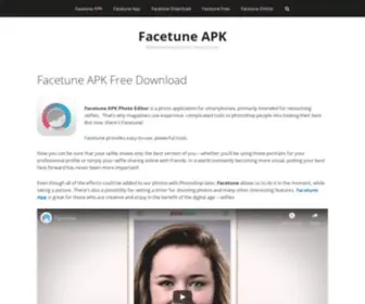 Facetuneapk.com(Download Facetune for Android Free Facetune APK) Screenshot