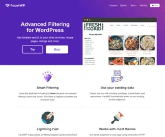 Facetwp.com(Advanced Filtering (Faceted Search) for WordPress) Screenshot