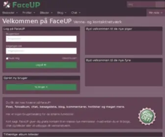 Faceup.dk(Gratis kontakt) Screenshot