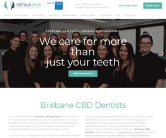 Facevaluedental.com(Dentist Brisbane) Screenshot