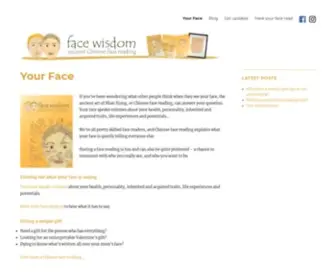 Facewisdom.com(Ancient Chinese face reading) Screenshot