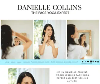 Faceyogaexpert.com(Danielle Collins) Screenshot