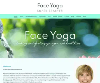 Faceyogasupertrainer.com(Face Yoga) Screenshot