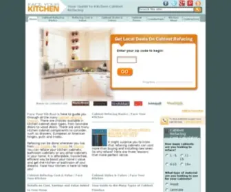 Faceyourkitchen.com(Cabinet Refacing Costs) Screenshot
