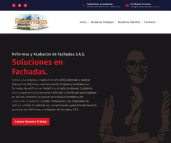 Fachadasmedellin.com.co(Reformas y Acabados de Fachadas) Screenshot