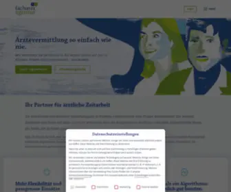 Facharztagentur.de(Ärztevermittlung) Screenshot