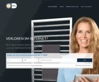 Fachbetrieb-SHK.de(Finden Sie Ihren Fachhandwerksbetrieb in Nordrhein) Screenshot