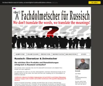 Fachdolmetscher-Russisch.de(Fachübersetzer) Screenshot