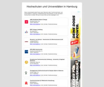 Fachhochschulen-Hamburg.de(Hochschulen) Screenshot