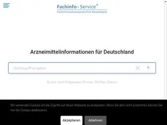 Fachinfo.de(Rote Liste) Screenshot