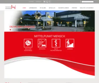 Fachklinik-Hornheide.de(Fachklinik Hornheide) Screenshot